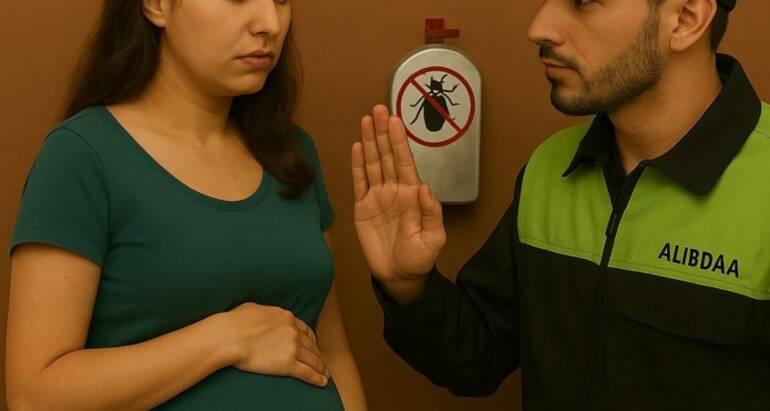 المبيدات الحشرية والمرأة الحامل