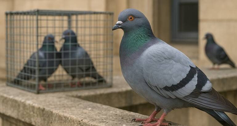 صيد الحمام في دبي